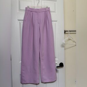 Abercrombie & Fitch Lavender Wide Leg Pants Curve Love